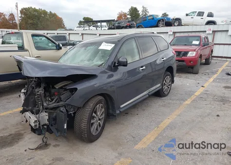 2014 Nissan Pathfinder Sl z USA, uszkodzony, nr VIN 5N1AR2MN1EC687888